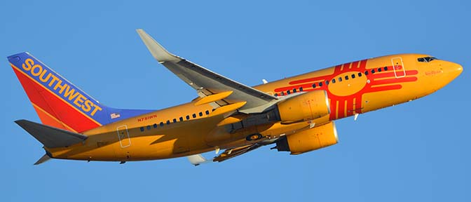 Southwest Boeing 737-7H4 N781WN New Mexico One, Phoenix Sky Harbor, November 11, 2017